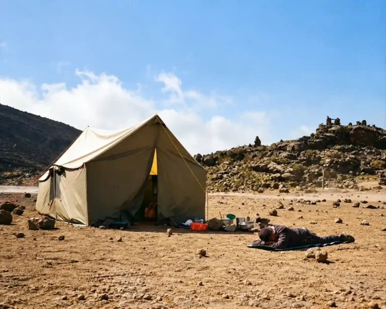 Remote Highland Campsite