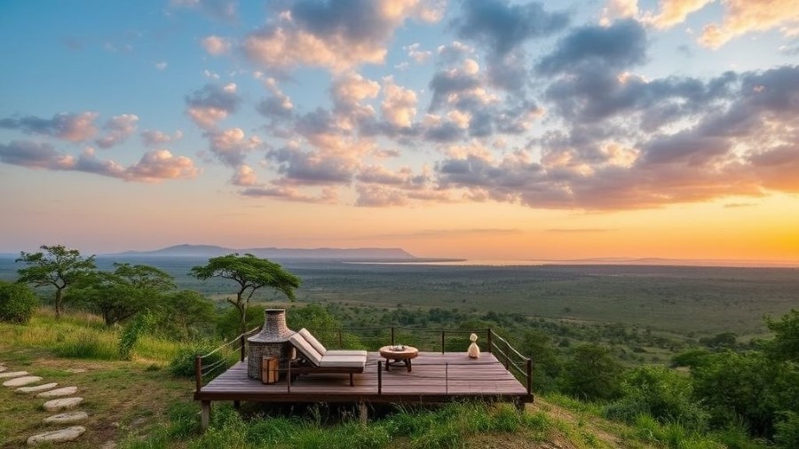 Luxury safari route in Africa with seamless transfers.