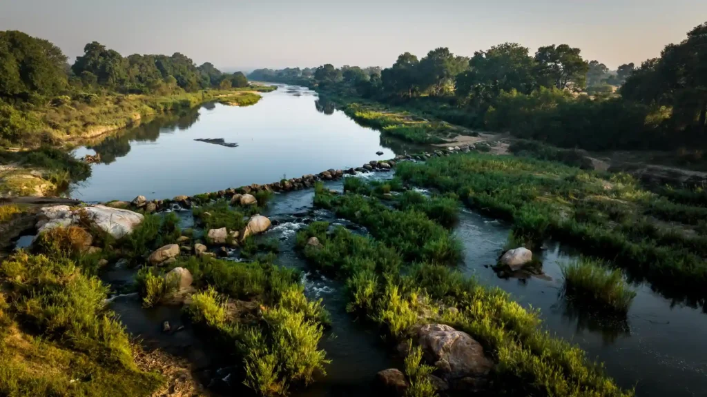 lodge’s calm setting, riverside views, and relaxed luxury 2